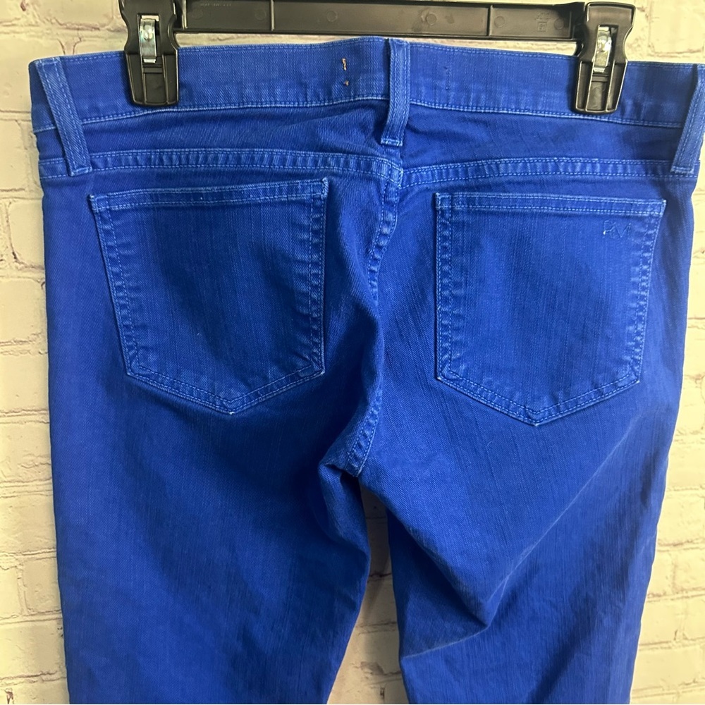 Rebecca Minkoff royal blue slim denim bleeker size 30 waist preppy designer - Picture 5 of 12